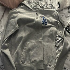 MLB Los Angeles Dodgers Zipper Up Hoodie Size S